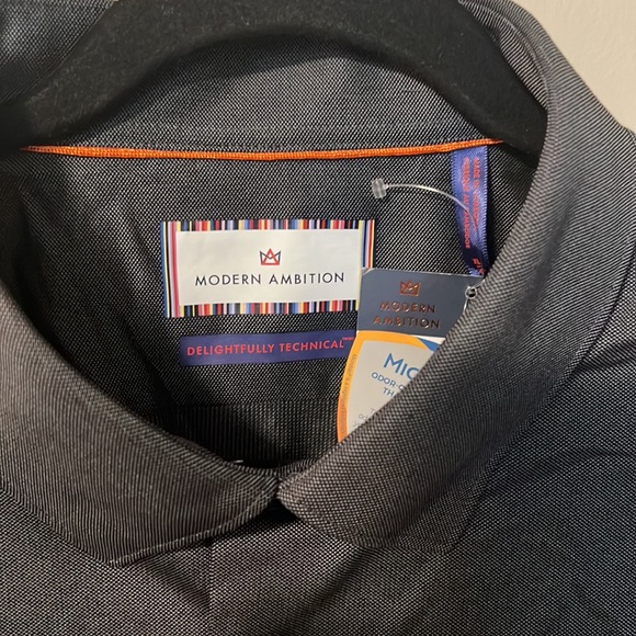 Modern Ambition Men‘s Knit Dress Shirt | XL - Picture 2 of 8